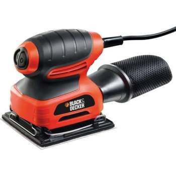 BLACK+DECKER KA400 Vlakschuurmachine - 220 W - 113 x 109 mm schuurplateau