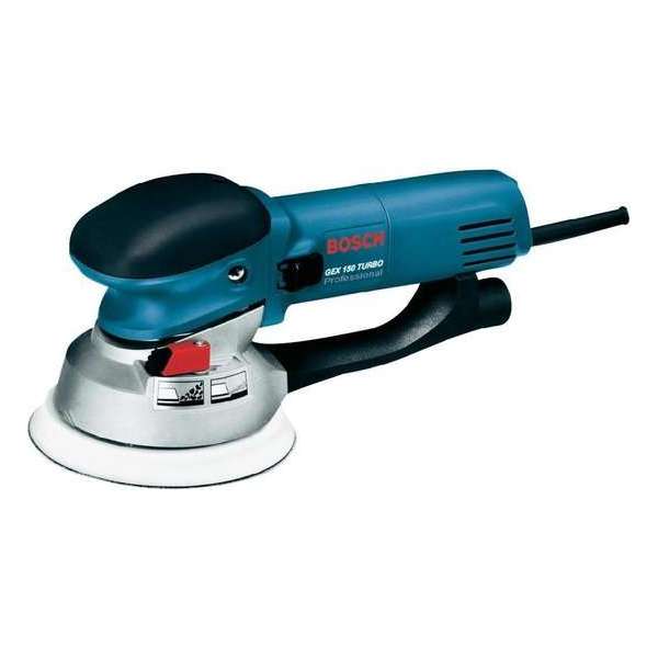 Bosch Professional GEX 150 Turbo Excentrische schuurmachine - 600 Watt - 150 mm schuurplateau - Met L-BOXX