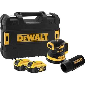 DeWALT DCW210P2 18V Li-ion Accu excenterschuurmachine set (2x 5.0Ah accu) - 125mm