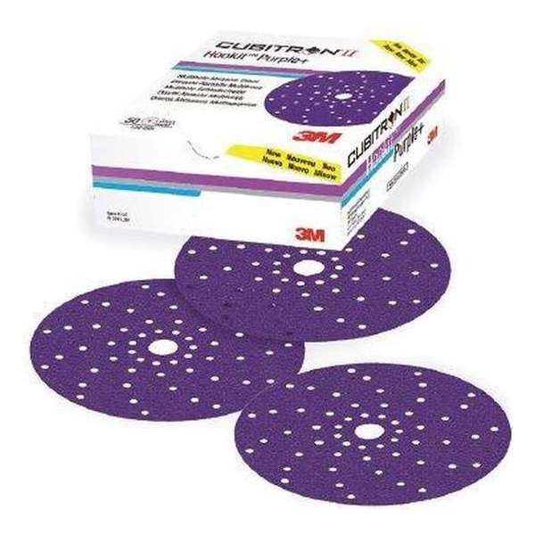 3M Hookit Purple+ Cubitron II Multihole 737U Schuurschijven 150mm P180 - 50 stuks