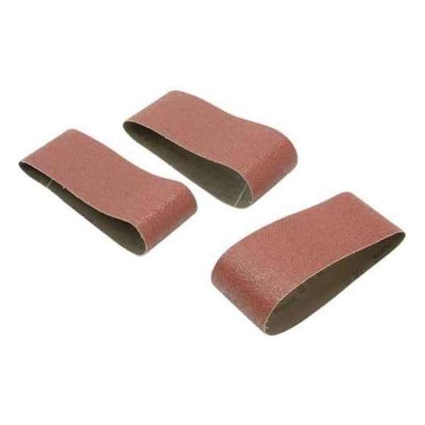 PIRANHA schuurband - voor bandschuurmachine - 75 x 510 mm - korrel 60 - 3 stuks