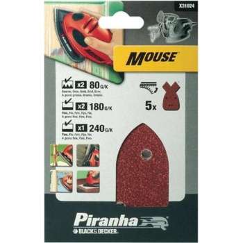 Piranha Schuurstroken Mouse, ass. 5 stuks X31024