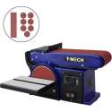 T-Mech 500W Band- en schijf schuurmachine 230V Ø150mm Incl extra schuurpapier