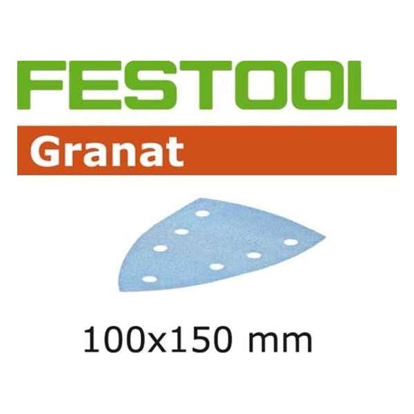 Festool 497135 STF Delta/7 P40 GR/50 Schuurbladen - P40 x 100 x 150mm - VOS-lak (50st)