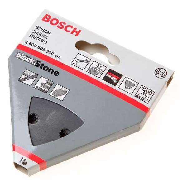 Bosch - 5-delige schuurbladenset 93 mm, 1200