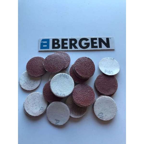 Velcro schuurschijven met klitteband 50 mm verschillende korrel groftes 100 stuks