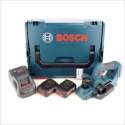 Bosch Professional GHO 18 V-LI Accu schaafmachine - Met 2x 5,0Ah accu's, GAL 1880 CV snellader en L-BOXX