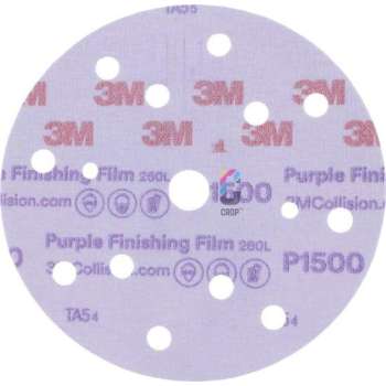 3M 51157 260L+ Hookit Purple Finishing Schuurschijven 150mm P1000 - 50 stuks