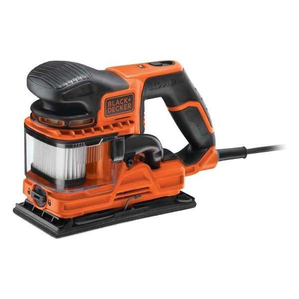 BLACK+DECKER KA330E-QS Vlakschuurmachine - duosand - 270 W - 115 x 230 mm schuurplateau