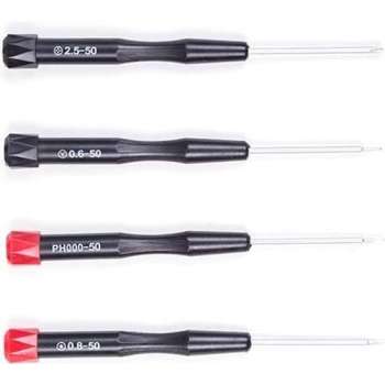 4 Pieces Screwdriver set for iPhone and Samsung repairs 1x tri-wing 1x Phillips 1x Flat/cros 1X Pentalobe