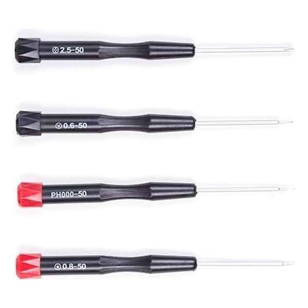 4 Pieces Screwdriver set for iPhone and Samsung repairs 1x tri-wing 1x Phillips 1x Flat/cros 1X Pentalobe