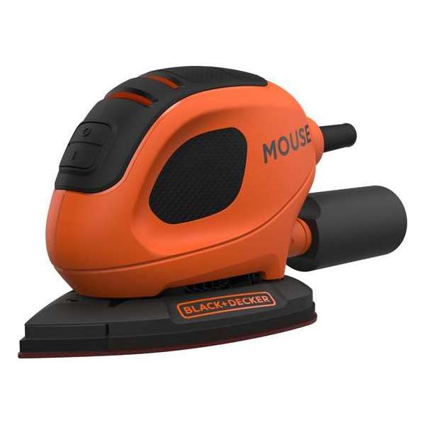 BLACK+DECKER Mouse BEW230-QS detailschuurmachine - 55W - incl. 6 schuurvellen