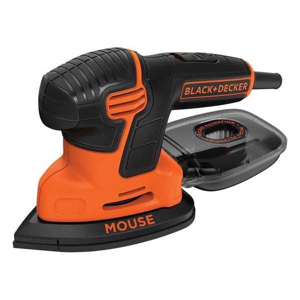 BLACK+DECKER Mouse KA2000 Detailschuurmachine -  110W - incl. accessoires en softbag