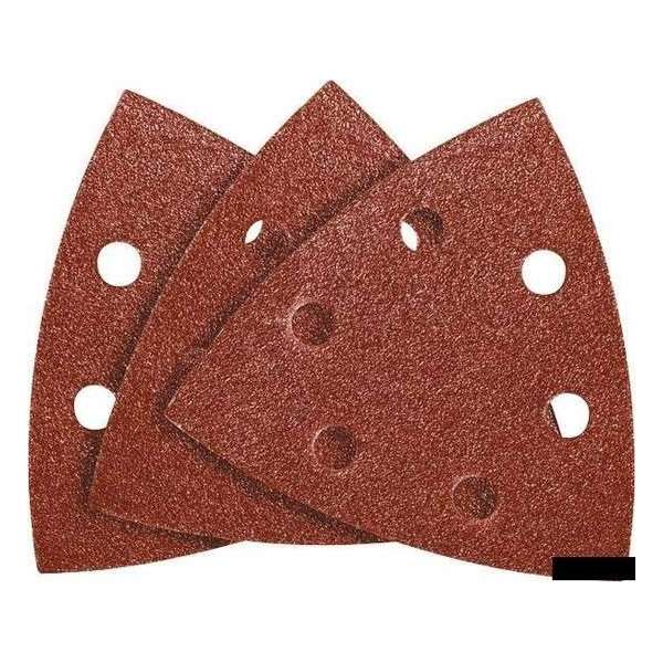 Schuurpapier DELTA K60 96x96x96mm, 5 stuks verpakking, Velcro