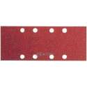 Dronco, abrasive strips 93 x 177 mm, for Klettsysthem, K120, 10 pieces, 8-hole