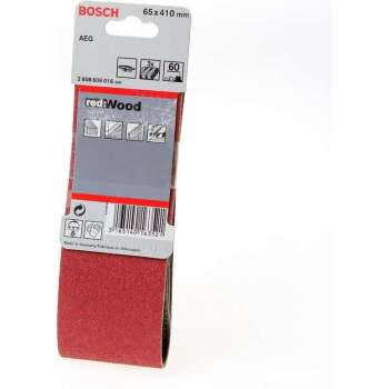 Bosch - 3-delige schuurbandset 65 x 410 mm - 60