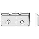 Hm messen 23 x 7 x 1,5 mm. spaanbrekers (2 groeven)