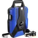 LifeGoods 12V Elektrische Compressor en Bandenpomp - 10,3 Bar –  35L/min - Blauw