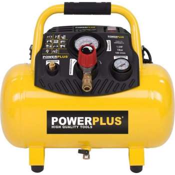 Powerplus POWX1723 Compressor - 10 bar - 12 liter tankinhoud