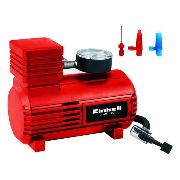 Einhell Auto Compressor 12 V - 18 bar - Inclusief 3 adapters