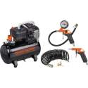 Black + Decker Compressor BD195/12-NK  – inclusief 6-delige Accessoire set