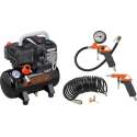 BLACK+DECKER Compressor BD195/6-NK -  inclusief 6-delige Accessoire set