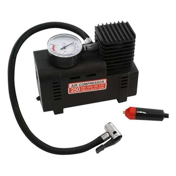 Mini luchtcompressor 12 Volt Autolader - Air compressor - Bandenpomp - Luchtdruk - Elektrisch