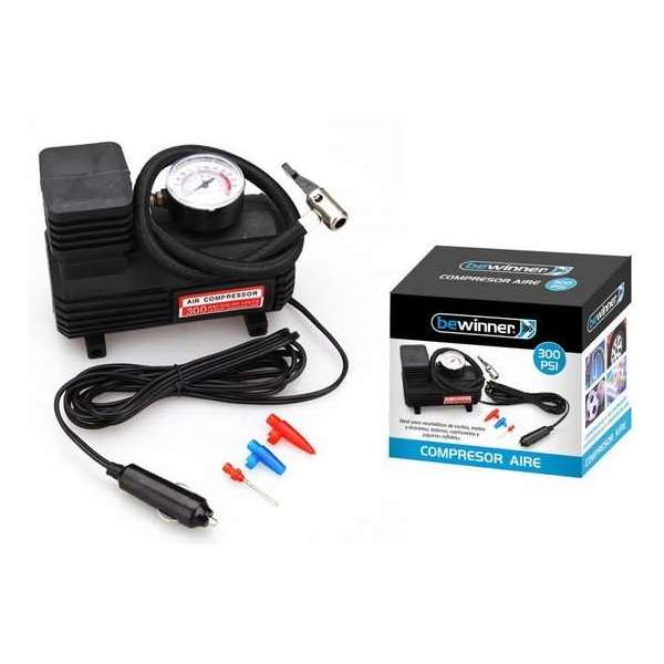 Be Winner Mini Luchtcompressor 12V en 20BAR / 300 PSI - Compressor -  Lucht Compressor -  Bandenpomp