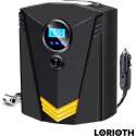 LORIOTH® Automatische Compressor Autobanden - Draagbare Autoband Pomp - 12v Bandenpomp -  Met Led Verlichting - Zwart