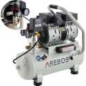 AREBOS Luchtcompressor met Drukvat 500 W en 12L Zonder Olie 89L Compressor