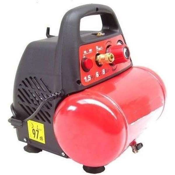 compressor olievrij 6 liter