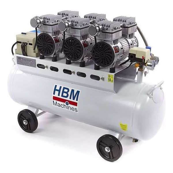 HBM 70 Liter Professionele Low Noise Compressor