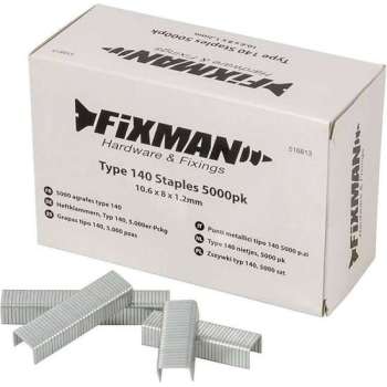 Fixman Type 140 Nietjes - nieten - 8 mm. - 5000 stuks