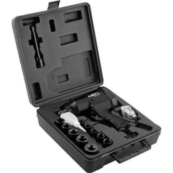 Neo tools Pneumatische Slagmoersleutel 1/2' Set 14-502