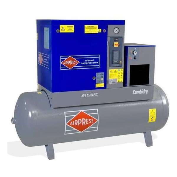 AIRPRESS 400V schroefcompressor combi dry APS 20 basic