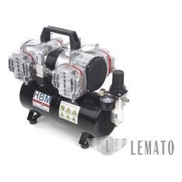 Airbrush Compressor 4 Cilinder+Tank AS-48-A