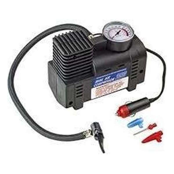 Car Plus Compressor 12 Volt 18 Bar 250 Psi Kunststof Zwart