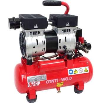 Conti-Weld LBWH geluidsarme compressor 9 liter olievrij