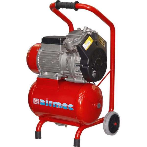 AIRMEC KZ240-10 Verrijdbare Olievrije zuigercompressor 240 ltr/min - 1,5 pk