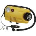 Compressor 8 Bar met Manometer en Werklamp - Geel