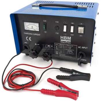 HBM Professionele Acculader, Startbooster 12, 24 Volt 92 “ 250 Ah