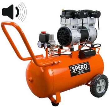 360 Ltr/min Geluidsarme 58dB SPERO Compressor - 50Ltr Tank - 9Bar