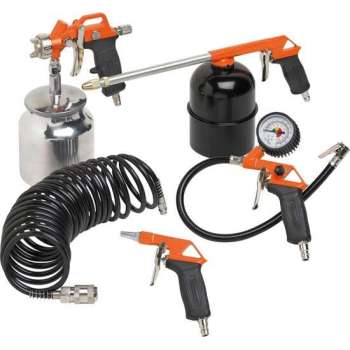 BLACK+DECKER Accessoireset voor Compressor 5-delig