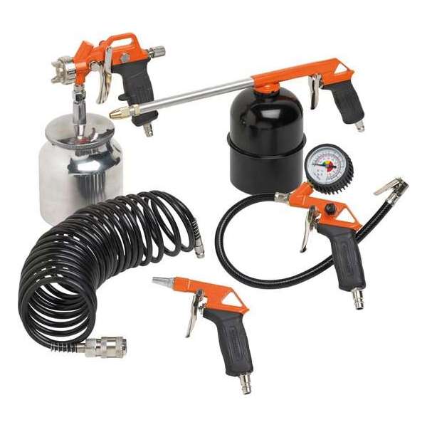 BLACK+DECKER Accessoireset voor Compressor 5-delig