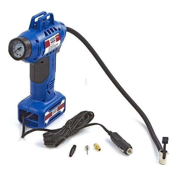 HBM 12 Volt Mobiele Compressor Bandenpompset met LED verlichting