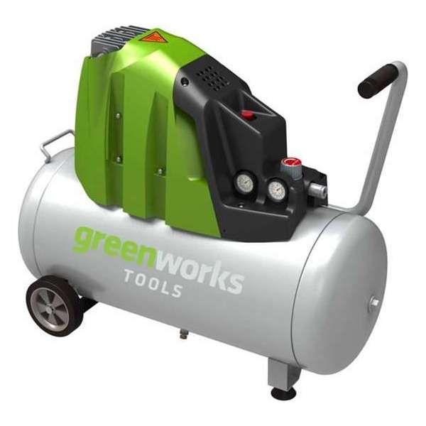 Greenworks Luchtcompressor elektrisch GAC50L 1100 W 50 L 4102007