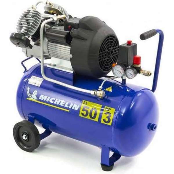 Michelin 3 PK – 50 Liter Compressor MB3650 – 365 Liter Per Minuut