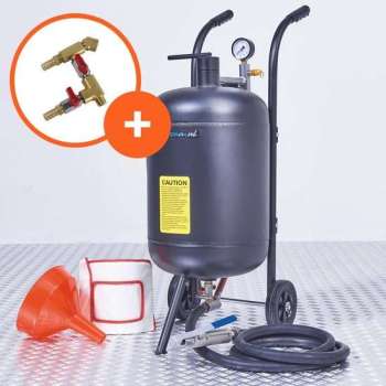 Datona® Mobiele straalketel 45 liter + soda straalkit