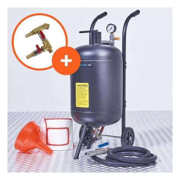 Datona® Mobiele straalketel 45 liter + soda straalkit