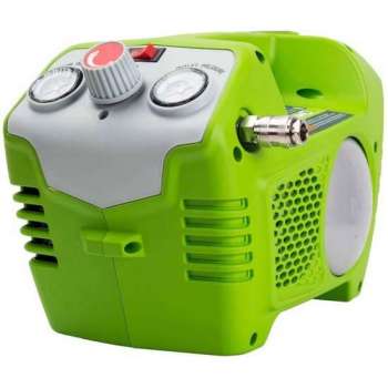 Greenworks G40AC Accu compressor | 40 Volt compressor met 2 liter tank zonder accu en lader